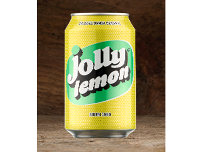 Jolly lemon dåse 33 cl. 18 stk.
