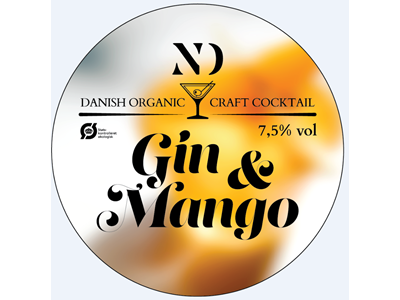 Ørbæk Cocktail Gin/ Mango 20 ltr Fustage